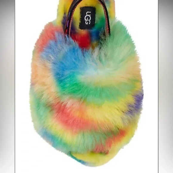🆕🌈🆕 UGG NEW FLUFF PRIDE SLIPPER 🆕🌈🆕 - Picture 9 of 12